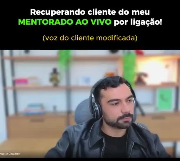 Capa do vídeo: Recuperação de cliente ao vivo com escritório