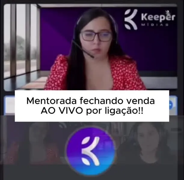 Capa do vídeo: Mentorada fechando venda ao vivo por ligação